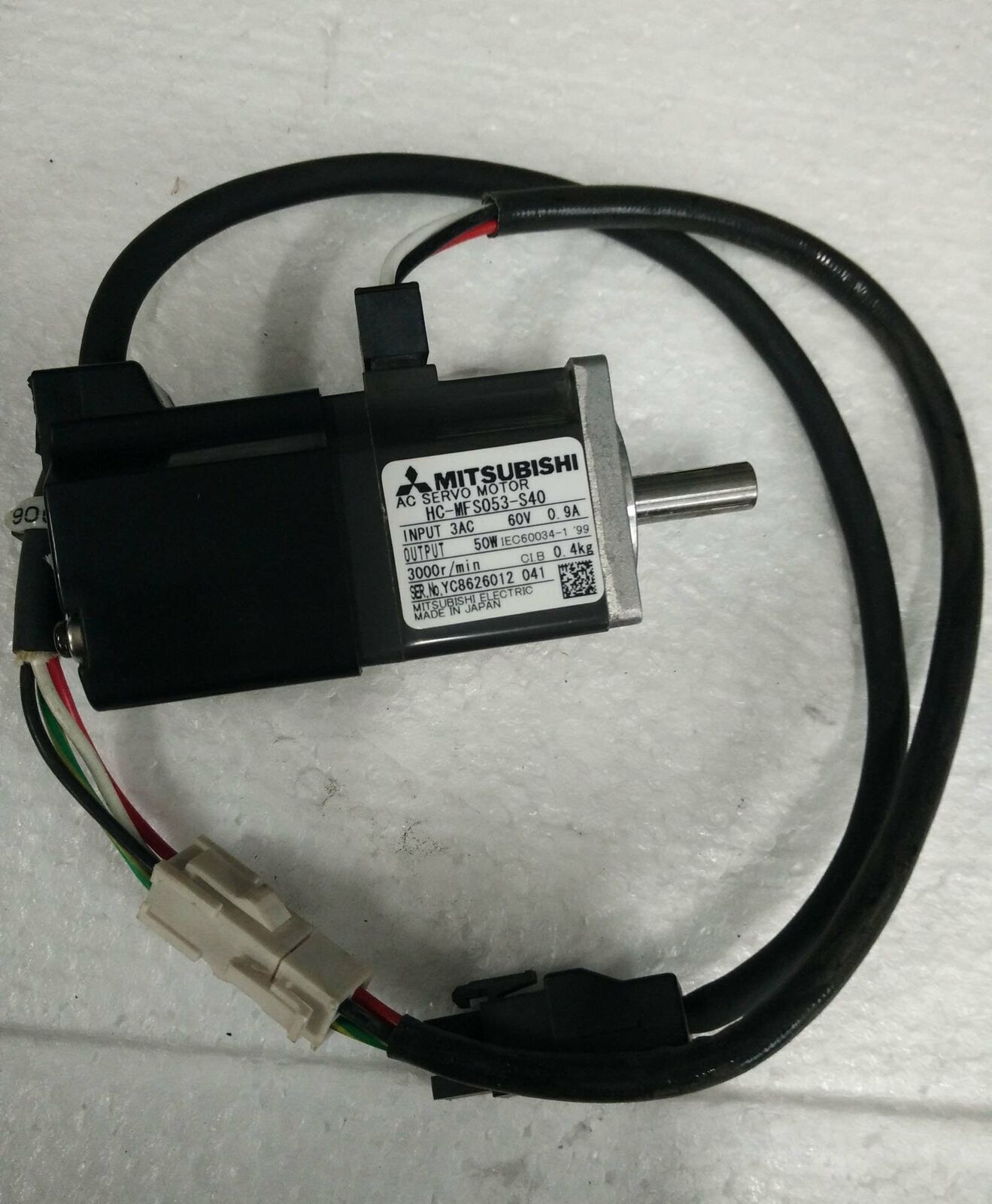 1PC used servo motor HC-MFS053-S40 in good condition #A6-37