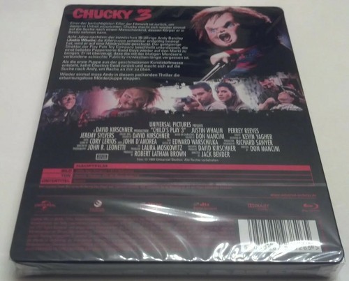 *READ PLS* Child's Play 3 (Chucky 3) STEELBOOK (Bluray German) SUPER RARE VHTF - Picture 2 of 7