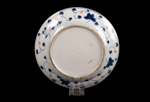 Ein feiner, antiker Imari-Teller, Porzellan, China, Kangxi (1662-1722). - Bild 7 von 9
