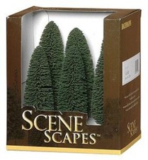 Bachmann Cedar Trees 5-6 6 - Model Railroad Scenery - 32005