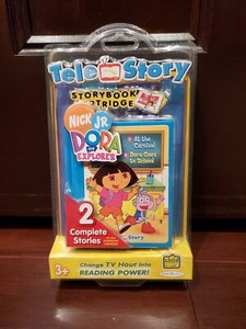 Dora The Explorer Tele Story Interactive Storybook System Book Cartridge NEW