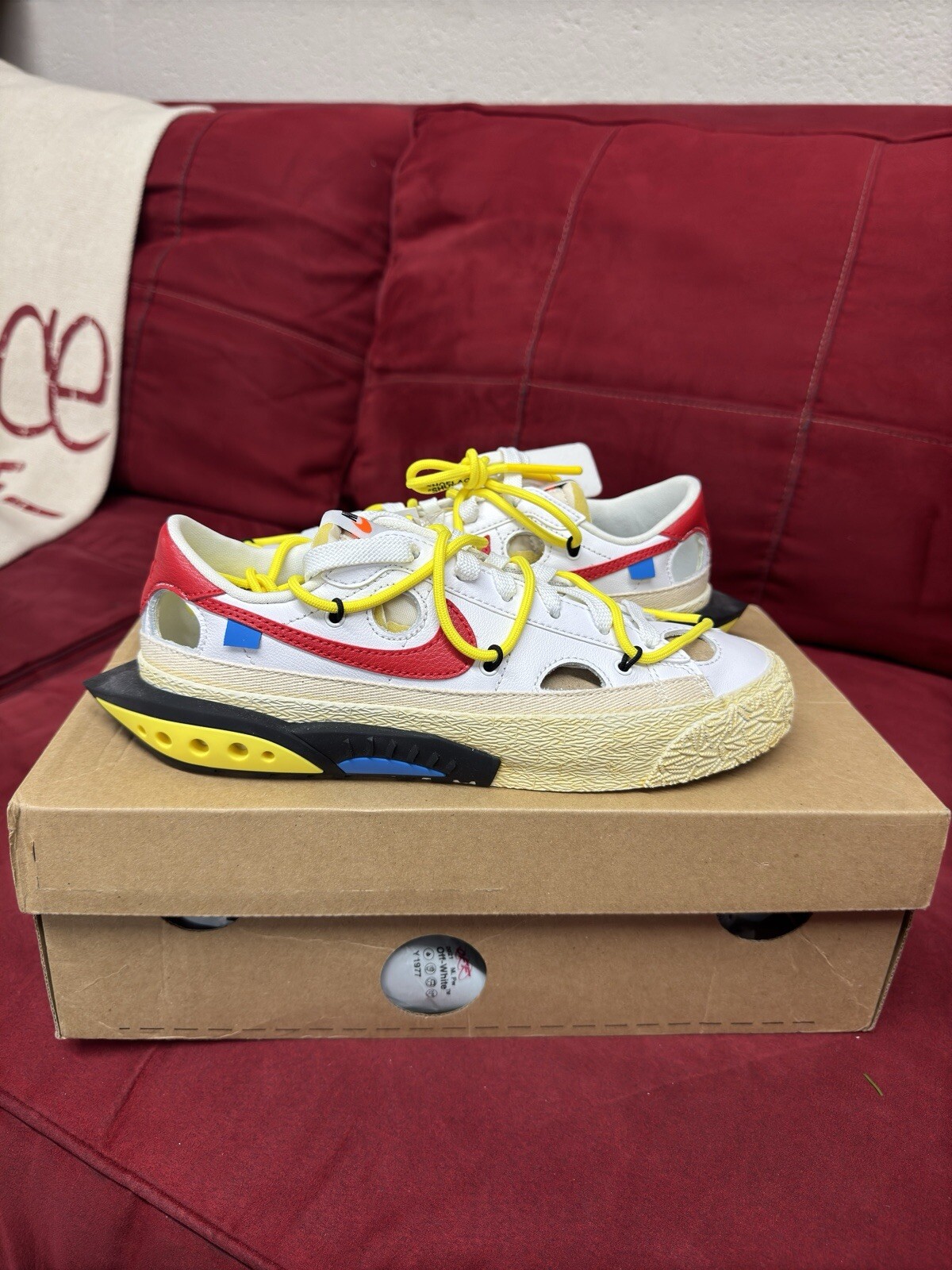 OFF WHITE X NIKE ✅Off White X Blazer Basso Bianco✅