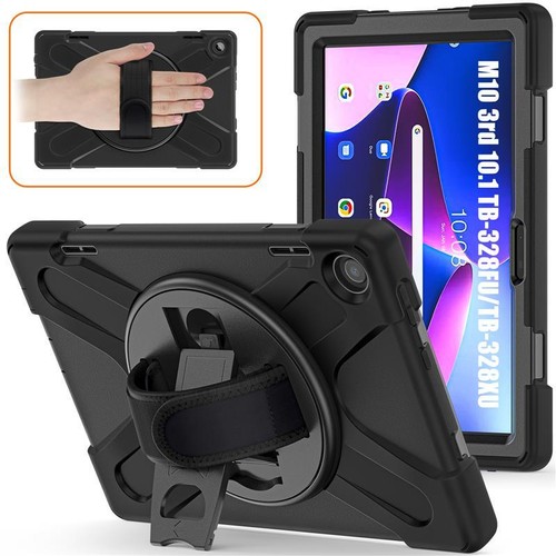 Case Lenovo Tab M10 / M10 Plus 3rd Gen / M10 HD 2nd Rotating Stand Shockproof - Picture 2 of 25