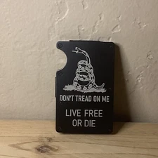 Minimalist Wallet Metal Personalize￼  Metal Insert￼ Credit Card Gift Anniversary