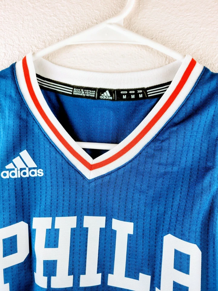 Camiseta #0085 Philadelphia 76ers Okafor 8 JUVENTUD NIÑOS talla M Phila resistente baloncesto Foto 2 de 4