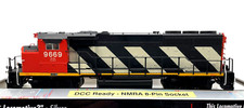 HO ATLAS 10000716 SILVER GP40-2 W CANADIAN NATIONAL CN 9669 DCC INSTALLED