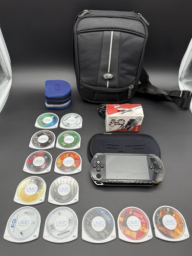 Sony PSP-1001 Boîte Bundle ATV PAL - Console Portable Noir - Lentille HS (lire Annonce)