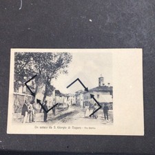 San Giorgio  Nogaro, Udine,via Emilia, Animata, Donne Costume,Original.GO63