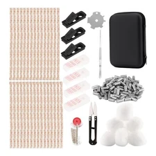 Zippo Lighter Repair Maintenance Kit w/ Flint, Wick, Cotton, Felt Pads, Tweezers