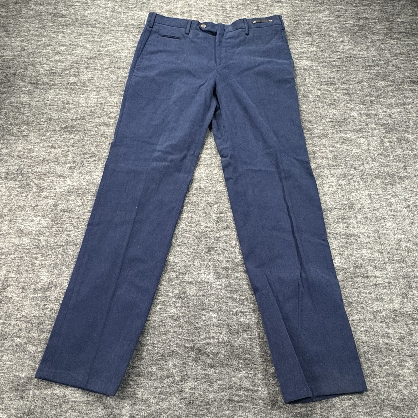 PT01 Brighton Pants Mens 50 Slim Fit Stretch Navy Italy Designer Dress