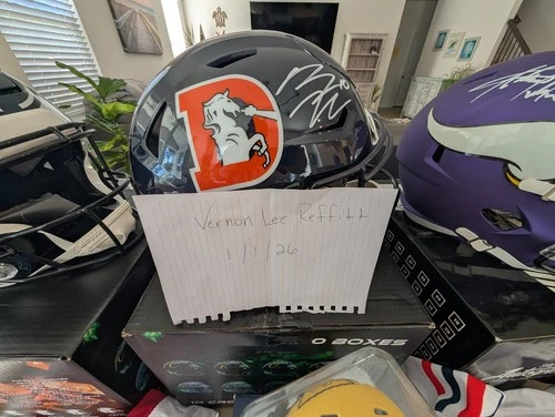 Bo Nix Signed Full Size Speed Flex Helmet