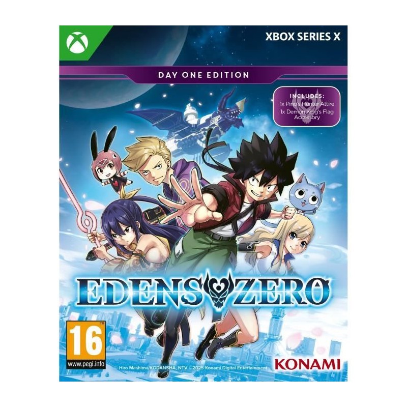 Edens Zero Day One Edition Xbox Series X combats Ether Gear et exploration 4K