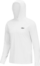 Fishing Hoodie for Men UPF 50 Sun Hoodie Fishing Shirt with Hood Rash Guard Lon