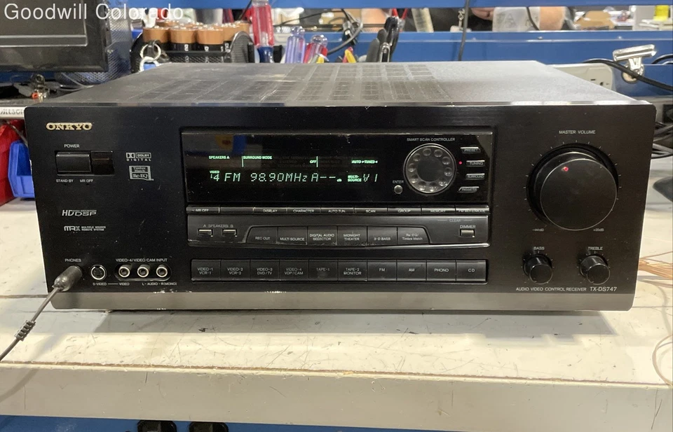 Onkyo Audio Visual Control Receiver TX-DS747