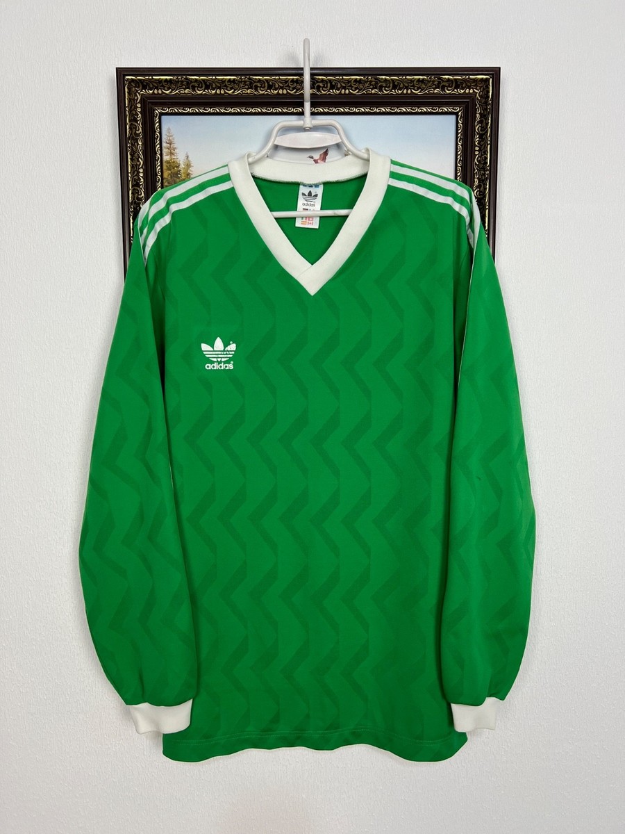 Vintage 90's Adidas Football Template Shirt Soccer Jersey Green