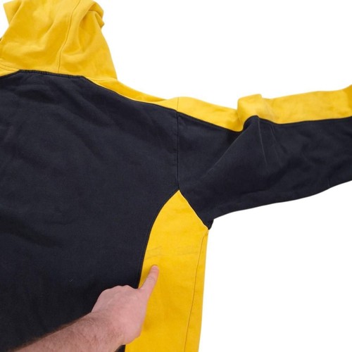 Sudadera con capucha vintage Reebok Pittsburgh Steelers negra de gran tamaño para hombre talla XL - Imagen 8 de 8