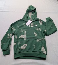 NEW Nike Sportswear Boys YOUTH Size Large 12-13Yrs Hoody Hoodie Money Green