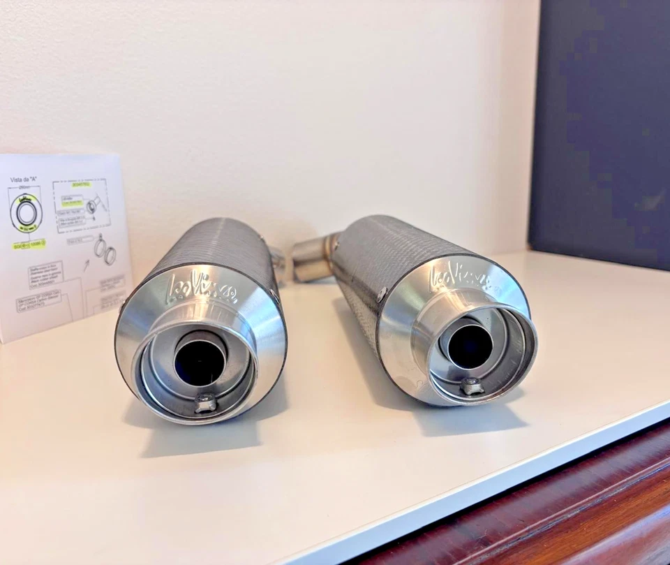 Coppia Terminali Scarico Carbonio Ducati Monster 696 (2008/14) 796 795 (2010/14) - Image 2 of 4