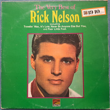 THE VERY BEST OF RICK NELSON - 12" VINYL LP ALBUM RECORD - VG