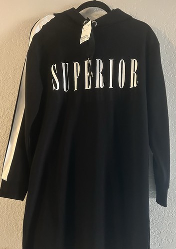 H&M Superior Hoodie Dress NWT Size 4 - Picture 1 of 7