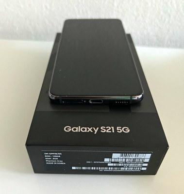 Samsung Galaxy S21 5G 128 GB 8 GB RAM Grau Dual-SIM SM-G991B/DS