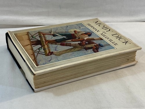Moby Dick Herman Melville 1942 HCDJ Mead Schaeffer 10 Color Illustration + Bonus - Bild 8 von 20