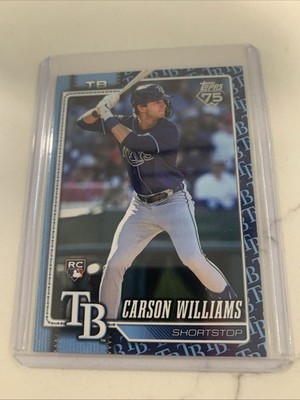Topps 2026 Series 1 Team Border Match Carson Williams RC SP #25 TB Rays
