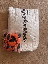 TaylorMade Vault Freshly Squeezed Orange Spider Mallet Putter Headcover RARE