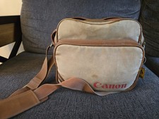 Vintage Canon Camera Bag Brown. Camera Travel Bag
