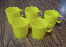 Chilton Yellow Play Drinking Cups Vintage Pretend Coffee Kitchen Tea