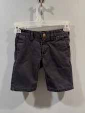 Girls Black Hurley Shorts, Size 6 Casual Fit Fun Style