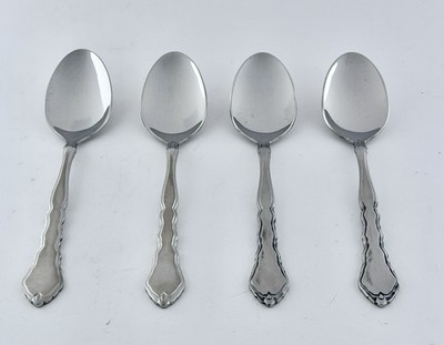 Oneida Satinique Set of 4 Teaspoons 6'' Quality Stainless