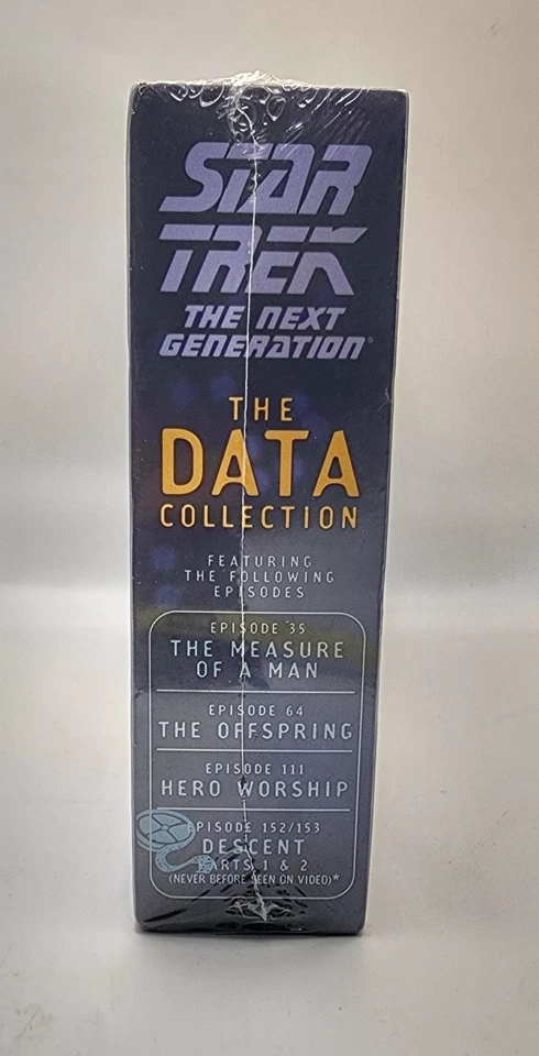 Star Trek The Data Collection 1997 VHS SEALED NEW Unopened 4-Tape Box Set - Image 3 of 4