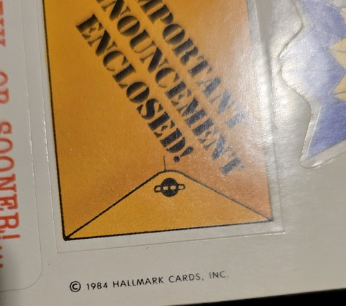 Vintage Hallmark Sticker Lot 80s Encouragement Lot Of 8 - Picture 6 of 15