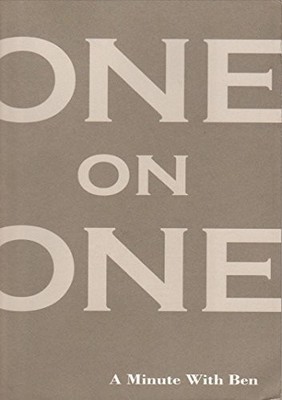One On One: A Minute With Ben by Ben Haden (2014-01-01)
