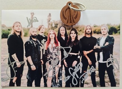 Official ELUVEITIE VIP keychain 2025, fully signed photo
