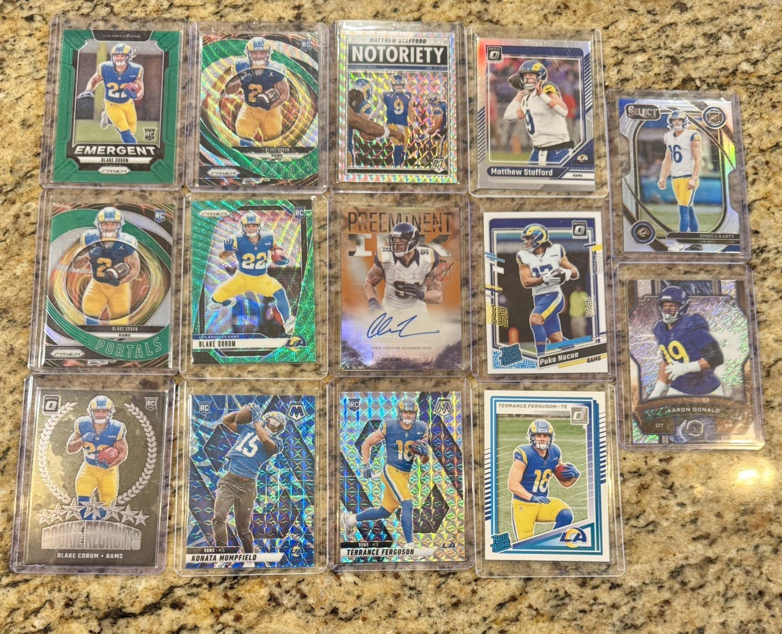 Rams Rookie Card Auto Lot