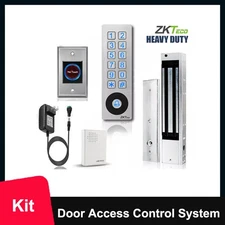 KiT Door Access Control System Zkteco heavy duty water protection, door entry zk