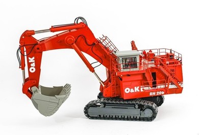 O&K RH200 Mining Backhoe Excavator - Bymo 1:50 Scale Diecast Model #25010/1 New