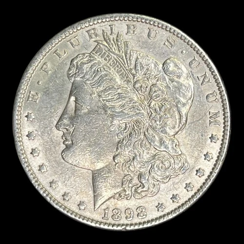 1898 Morgan Silver Dollar, AU