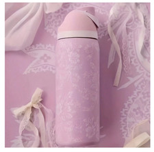 Owala 32oz FreeSip Stainless Steel Water Bottle   Pink Ribbon Toile-2026 Gift