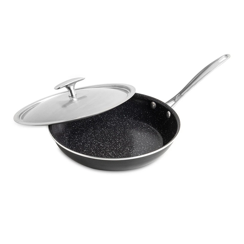 Nordic Ware Basalt 2 Piece 10 Inch Saute Skillet with Lid