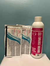 WELLA Color Charm Bleach Powder Lightener & L'oreal 40Volume Developer 2+1