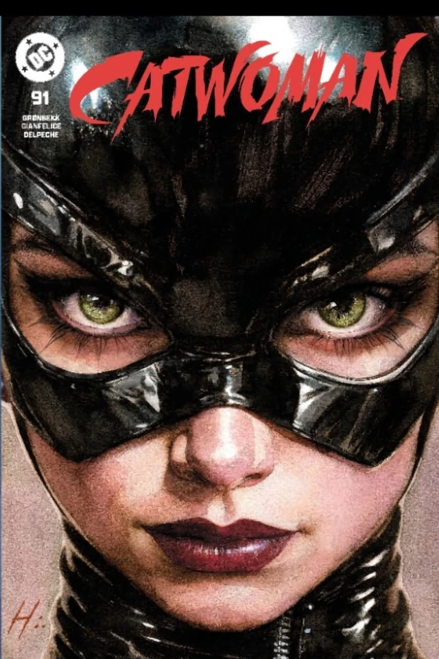 Catwoman NYCC live drop w cover artist Brian Haberlin