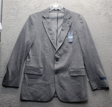 Stafford Seasonal Textures Blazer Men 42 Multi Comfort Stretch Classic Fit Notch