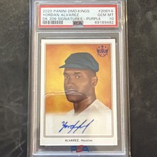 2020 Panini Diamond Kings - Yordan Alvarez Auto DK206 Signatures 05/20 RC PSA 10