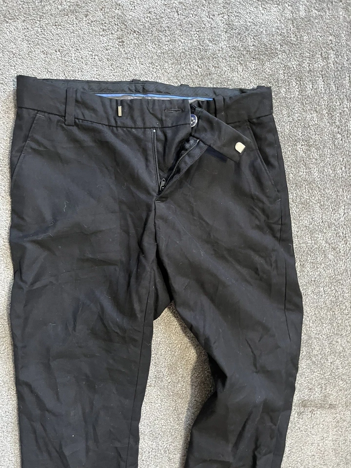 H&M Boys Slim Fit / Coupe Etroite Black Dress Pants, Size 9-10Y - Image 2 of 4