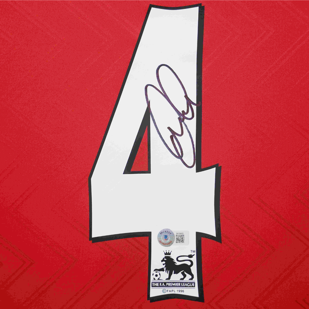 サイン入りユニフォーム VIEIRA 4番 MVPs Patrick Vieira Signed Arsenal FC Home Soccer Jersey #4 with