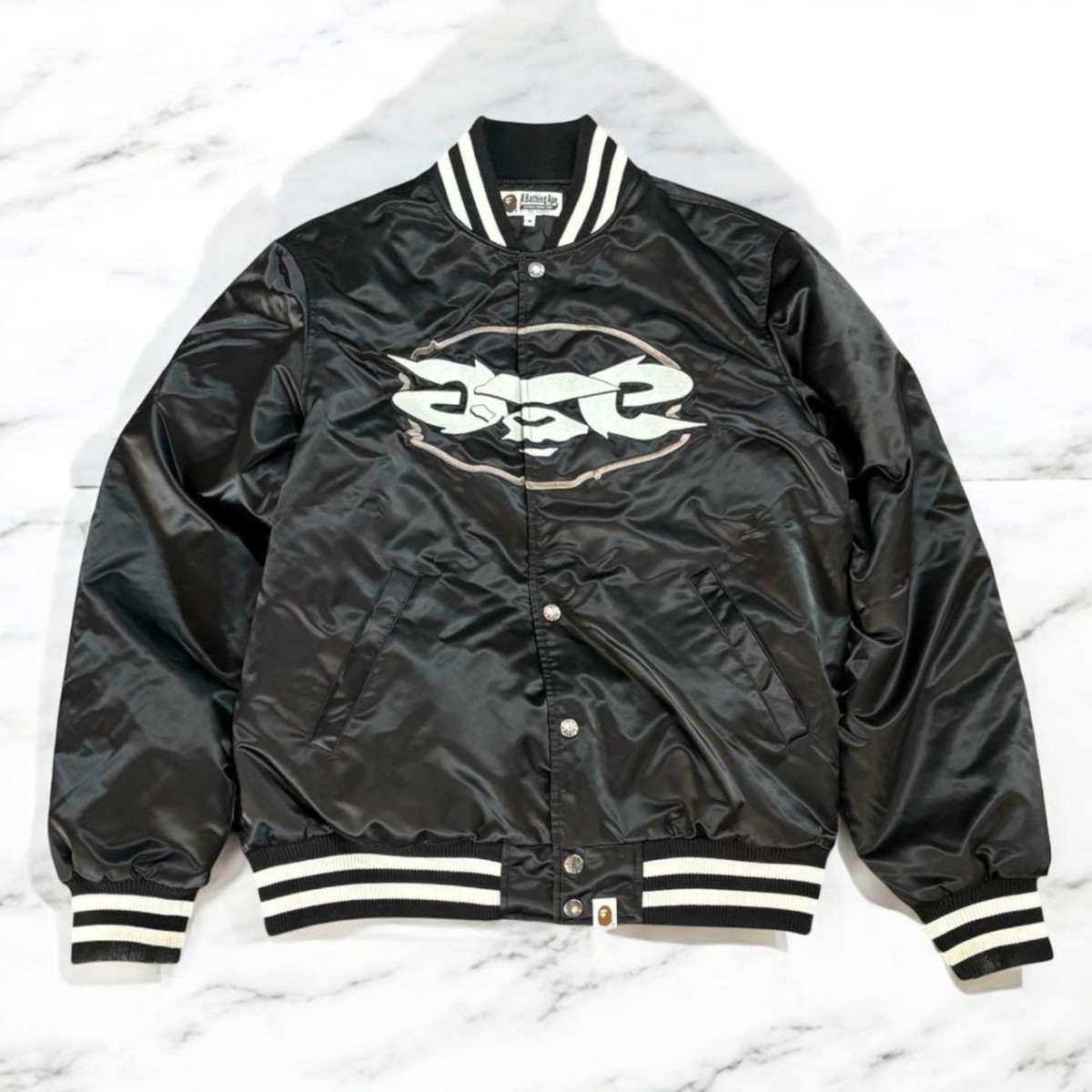 A BATHING APE Varsity Jacket Black M Men