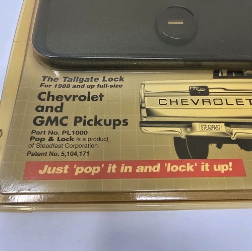 Vintage PL1000 Pop & Lock Tailgate Lock Chevy GMC Pickups 1988 & Up - Picture 4 of 6